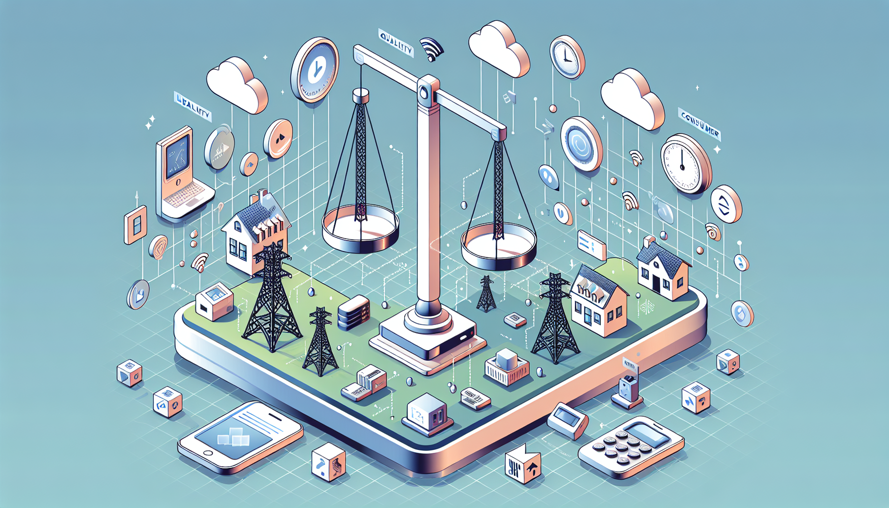 정책과 시장 균형 개념도